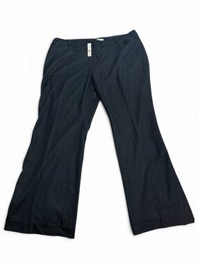 Tahari The Jordan Pant Black Wide-Leg Dress Pants Size 20 NWT